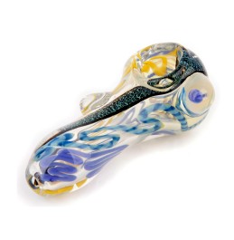 Hand Blown Glass Pipe - ID 02